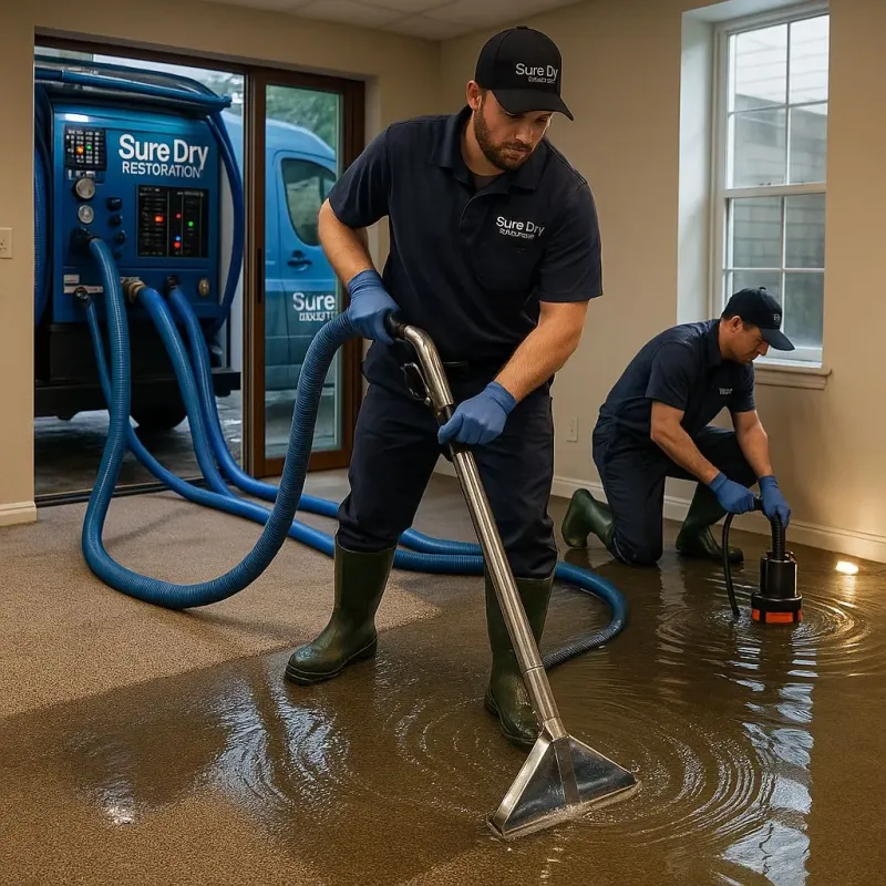 Water Extraction and Removal process in Corbin, KY